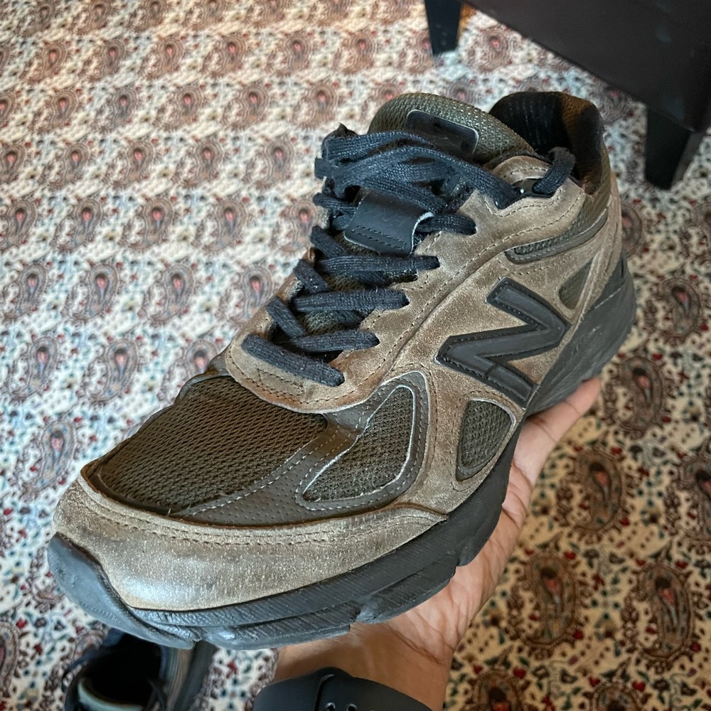 New Balance 990v4 Made in US size 9.5 Military Green
